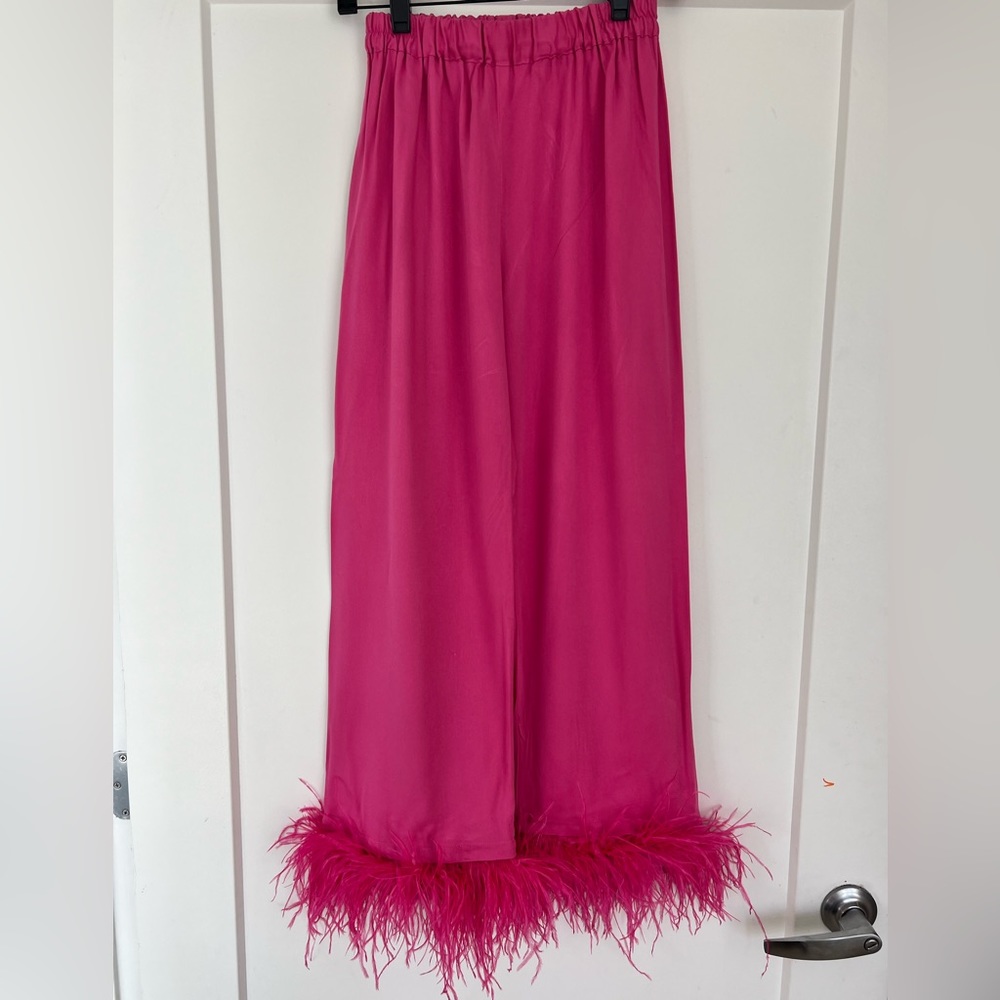 Sleeper party pajama pants in hot pink